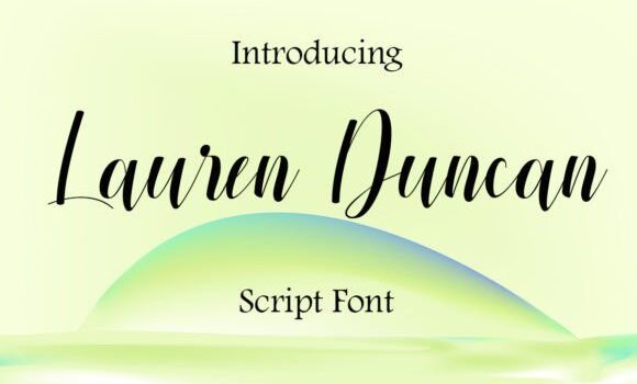 Lauren Duncan Font Fonts Free Download Lauren Duncan Font - Featured Image