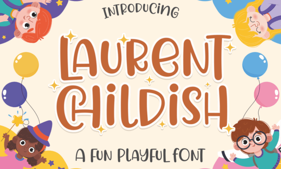 Laurent Childish Font - Featured Image