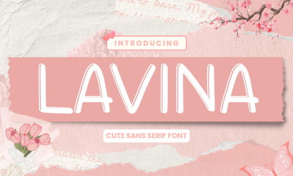 Lavina Font Fonts Free Download Lavina Font - Featured Image