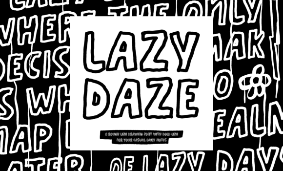 Lazy Daze Font - Featured Image
