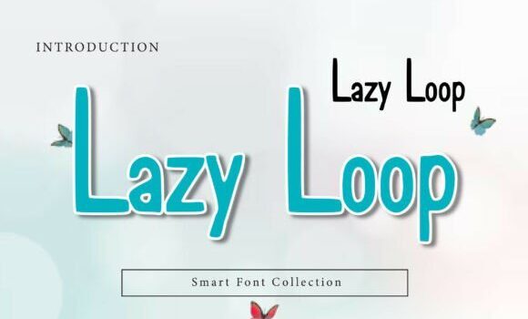 Lazy Loop Font - Featured Image