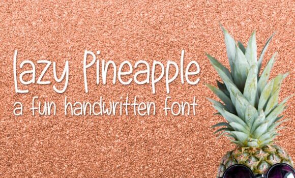 Lazy Pineapple Font - Featured Image
