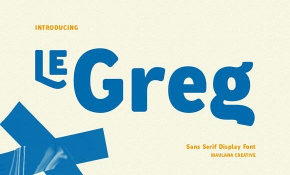 Le Greg Font - Featured Image