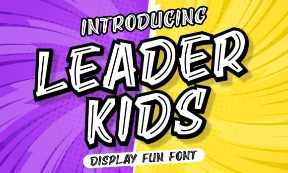 Leader Kids Font - Featured Image