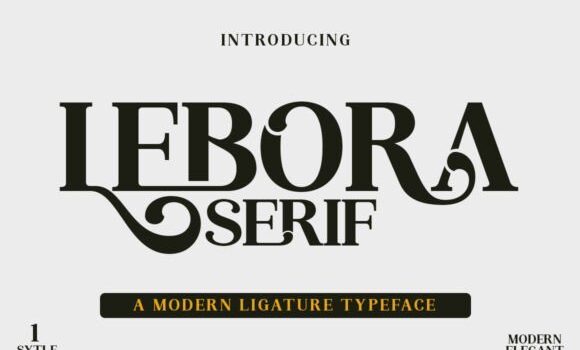 Lebora Font - Featured Image