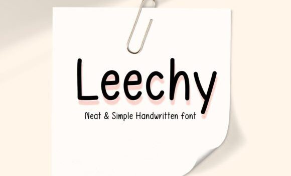 Leechy Font - Featured Image