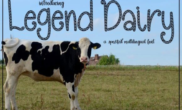 Legend Dairy Font - Featured Image