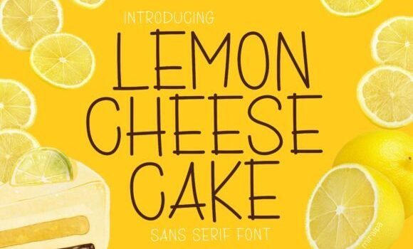 Lemon Cheesecake Font - Featured Image