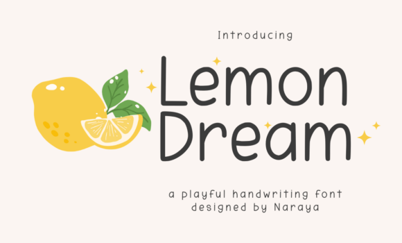 Lemon Dream Font Fonts Free Download Lemon Dream Font - Featured Image