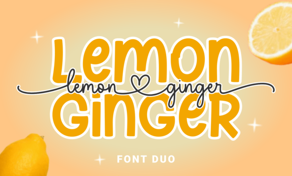 Lemon Ginger Font - Featured Image