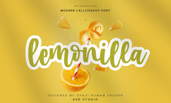 Lemonilla Font - Featured Image