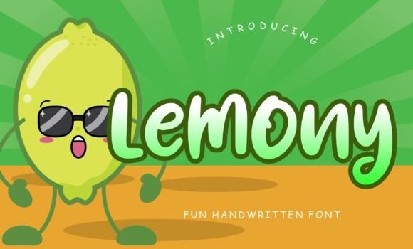 Lemony Font - Featured Image