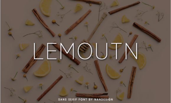 Lemoutn Font - Featured Image
