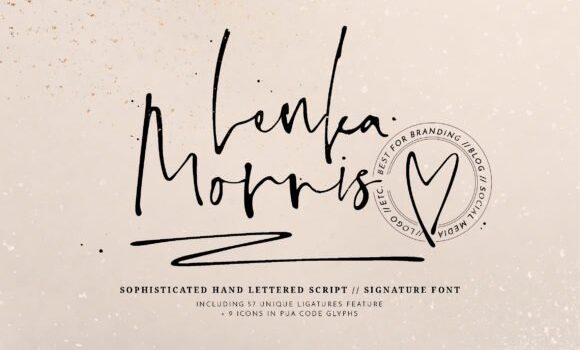 Lenka Morris Font - Featured Image