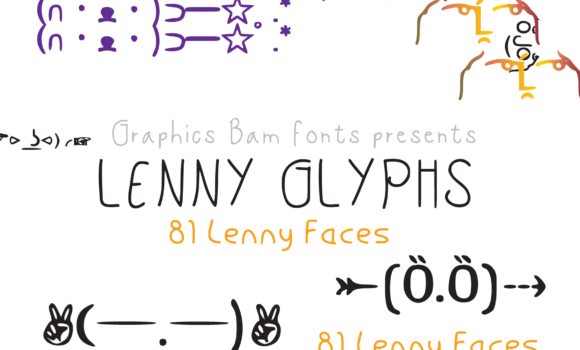 Lenny Faces Font - Featured Image