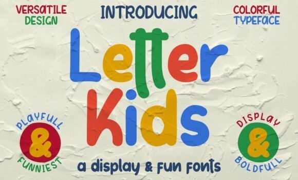Letter Kids Font Fonts Free Download Letter Kids Font - Featured Image