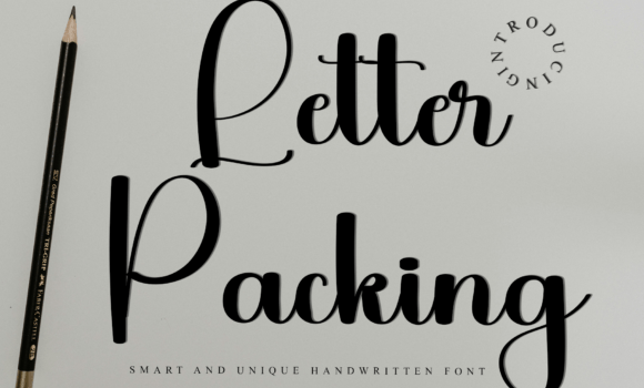 Letter Packing Font - Featured Image