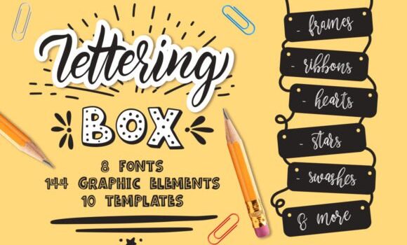 Lettering Box Font - Featured Image