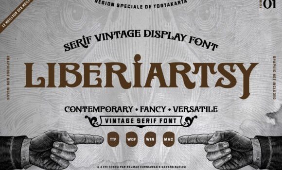 Liberiartsy Font - Featured Image