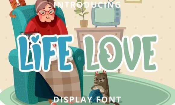 Life Love Font Fonts Free Download Life Love Font - Featured Image