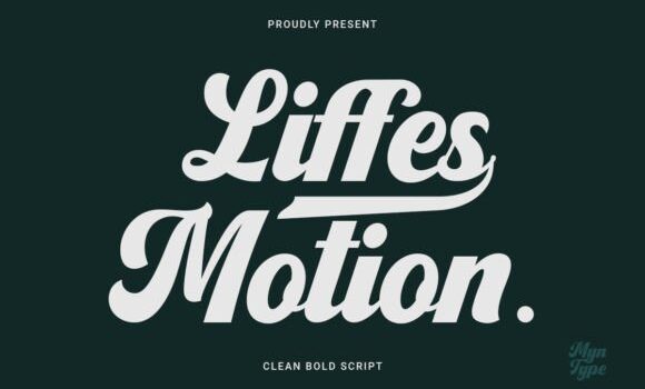 Liffes Motion Font Fonts Free Download Liffes Motion Font - Featured Image