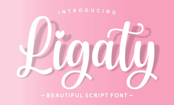 Ligaty Font - Featured Image