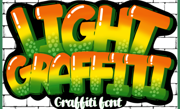 Light Graffiti Font - Featured Image