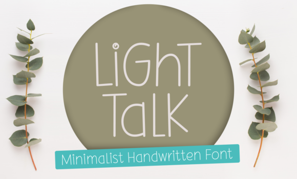 Light Talk Font - Featured Image