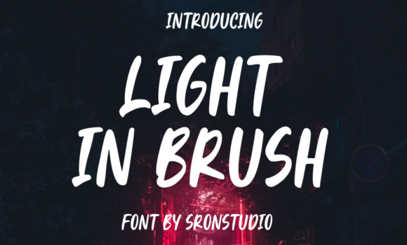 Light in Brush Font - Featured Image