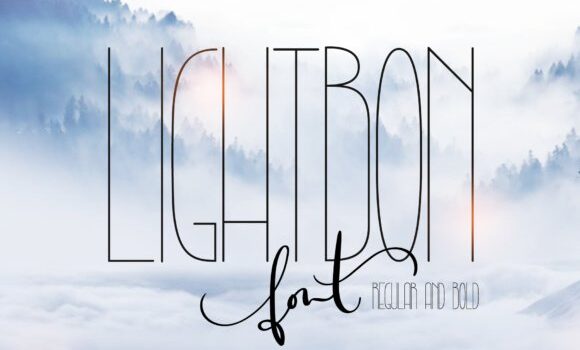 Lightbon Font - Featured Image