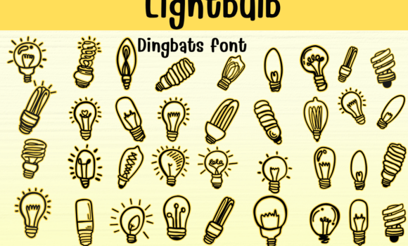 Lightbulb Font - Featured Image
