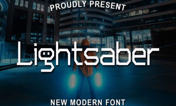 Lightsaber Font - Featured Image