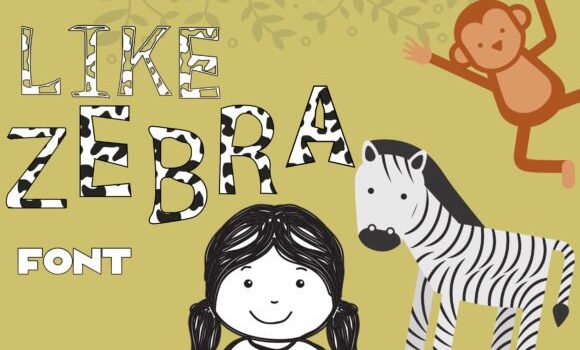 Like Zebra Font - Featured Image