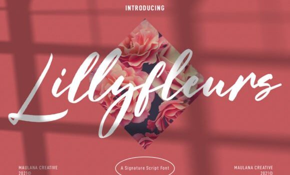 Lillyfleurs Signature Font - Featured Image