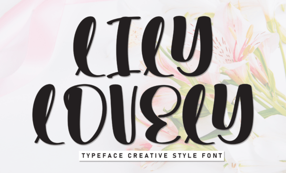 Lily Lovely Font - Featured Image