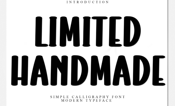 Limited Handmade Font Fonts Free Download Limited Handmade Font - Featured Image