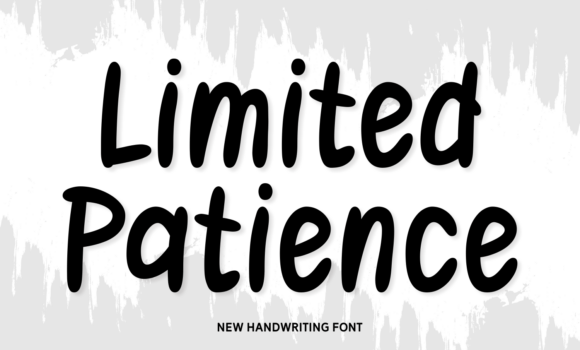 Limited Patience Font - Featured Image
