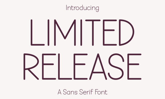 Limited Release Font - Featured Image