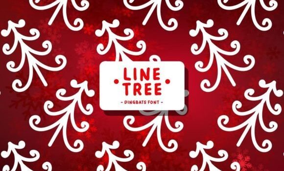 Line Tree Font Fonts Free Download Line Tree Font - Featured Image