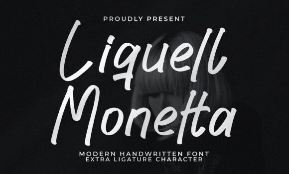Liquell Monetta Font - Featured Image
