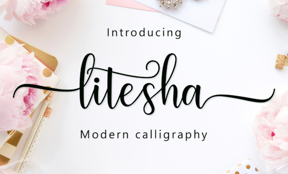 Litesha Script Font Fonts Free Download Litesha Script Font - Featured Image