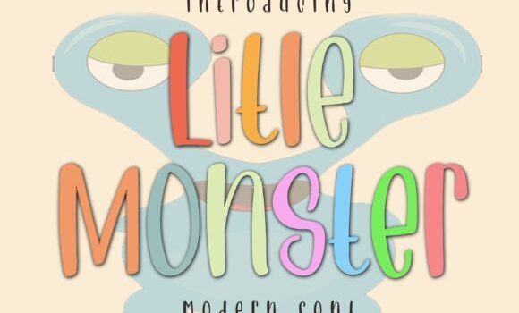 Litle Monster Font - Featured Image