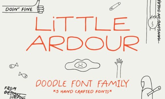 Little Ardour Font - Featured Image