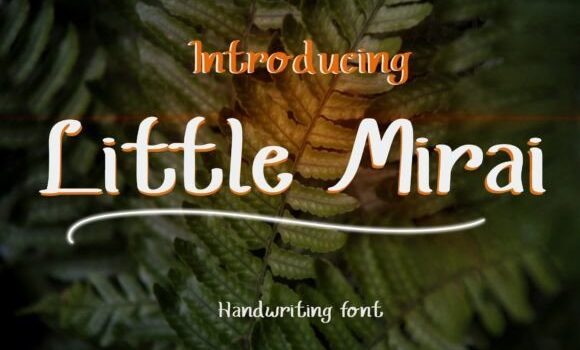 Little Mirai Font - Featured Image