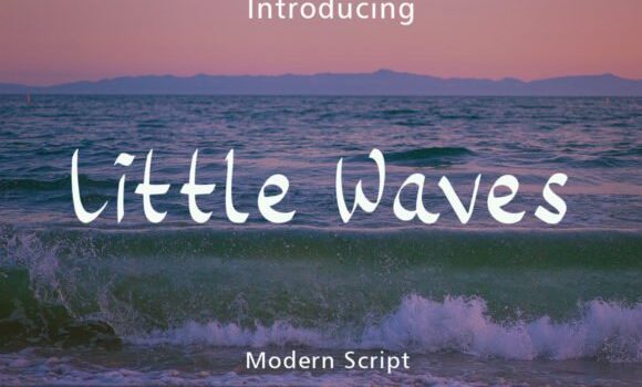Little Waves Font - Featured Image