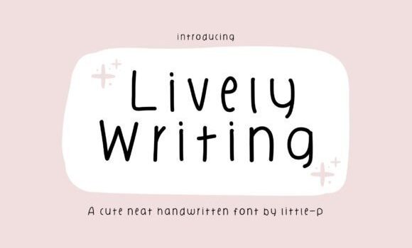 Lively Writing Font - Featured Image