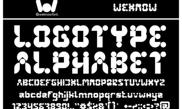 Logotype Alphabet Font - Featured Image