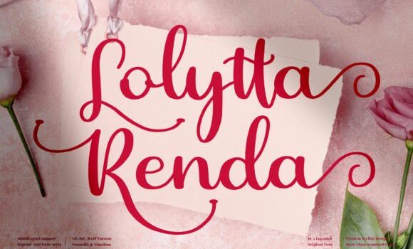 Lolytta Renda Font Fonts Free Download Lolytta Renda Font - Featured Image