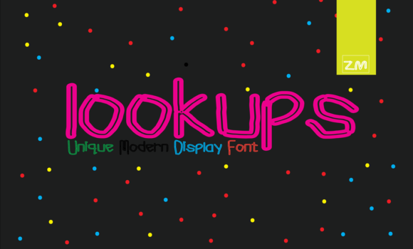 Lookups Font - Featured Image