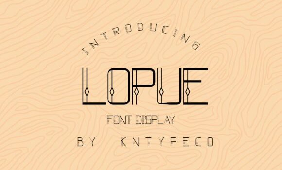 Lopue Font - Featured Image